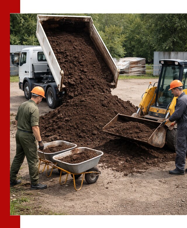 Доставка торфо-земляной смеси в Темрюке для огорода и ландшафта