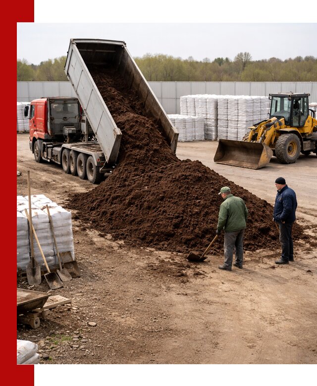 Доставка торфяных смесей оптом и в розницу в Темрюке