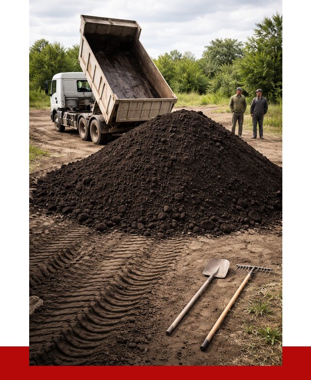 Купить чернозем навалом в Темрюке от 1235 р. за куб | ПРОНЕРУДТмр