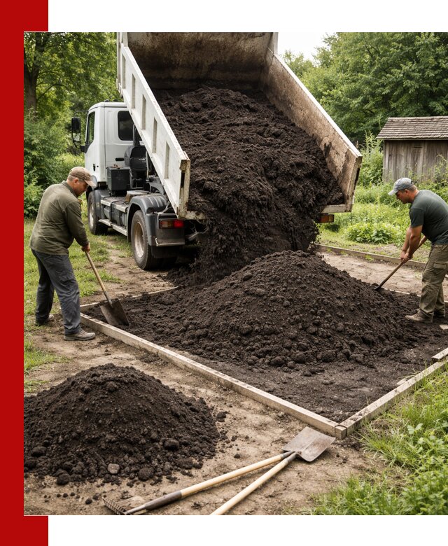 Купить чистый чернозем для огорода с доставкой в Темрюке