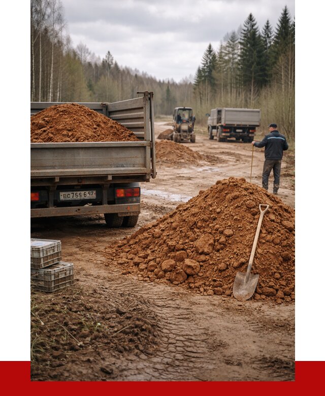 Глина и суглинки в Темрюке от 4632 р. за куб | ПРОНЕРУДТмр