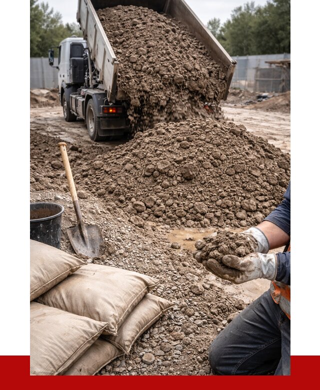 Купить глина для засыпки в Темрюке от 1235 р. за куб | ПРОНЕРУДТмр