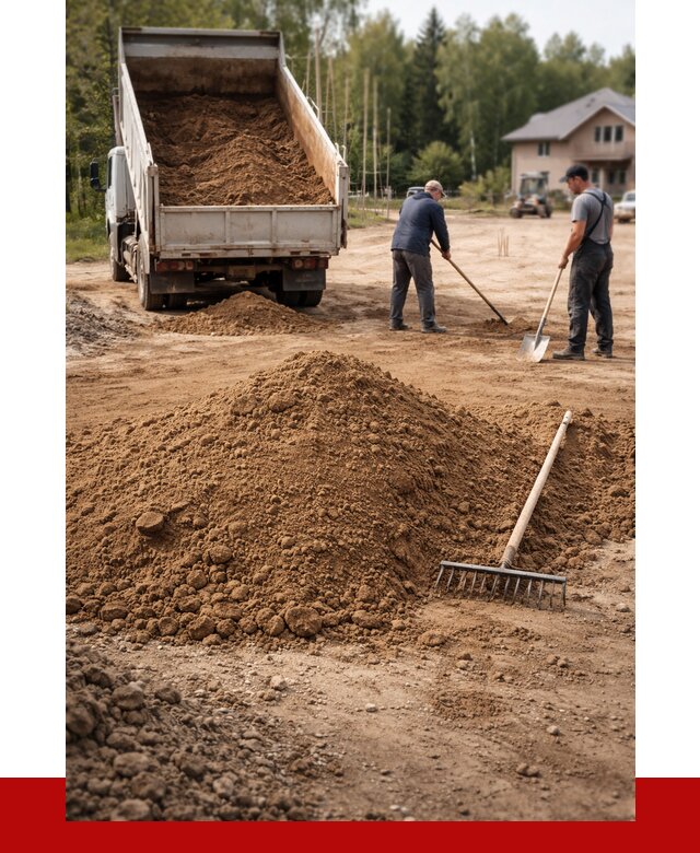 Суглинок для планировки в Темрюке с доставкой от 4323 р. | ПРОНЕРУДТмр