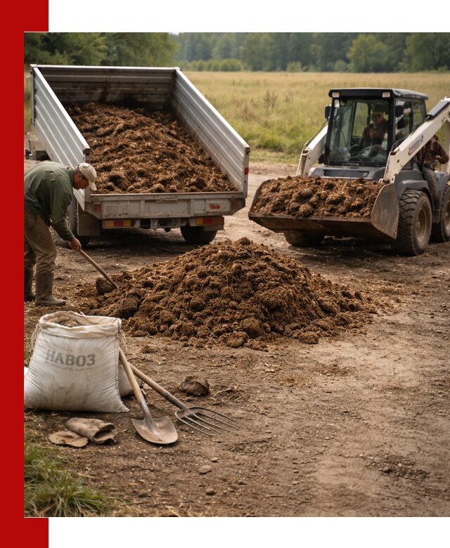 Доставка конского навоза в Темрюке с разгрузкой и доставкой на объект