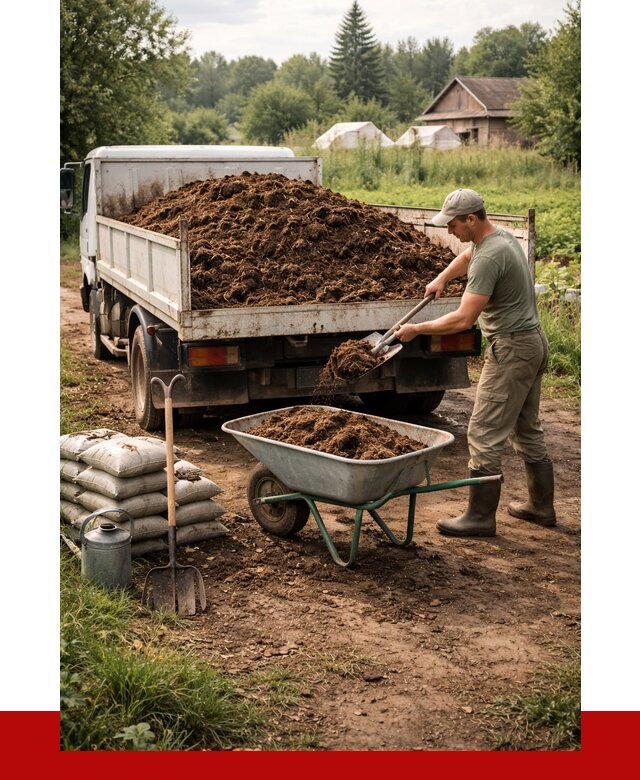 Купить коровий навоз с доставкой в Темрюке от 1853 р. | ПРОНЕРУДТмр