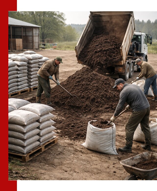 Доставка компоста оптом и в розницу в Темрюке