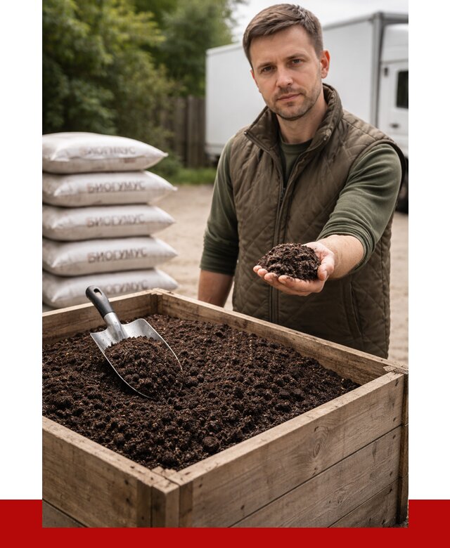 Купить биогумус в Темрюке с доставкой от 8749 р. за куб | ПРОНЕРУДТмр