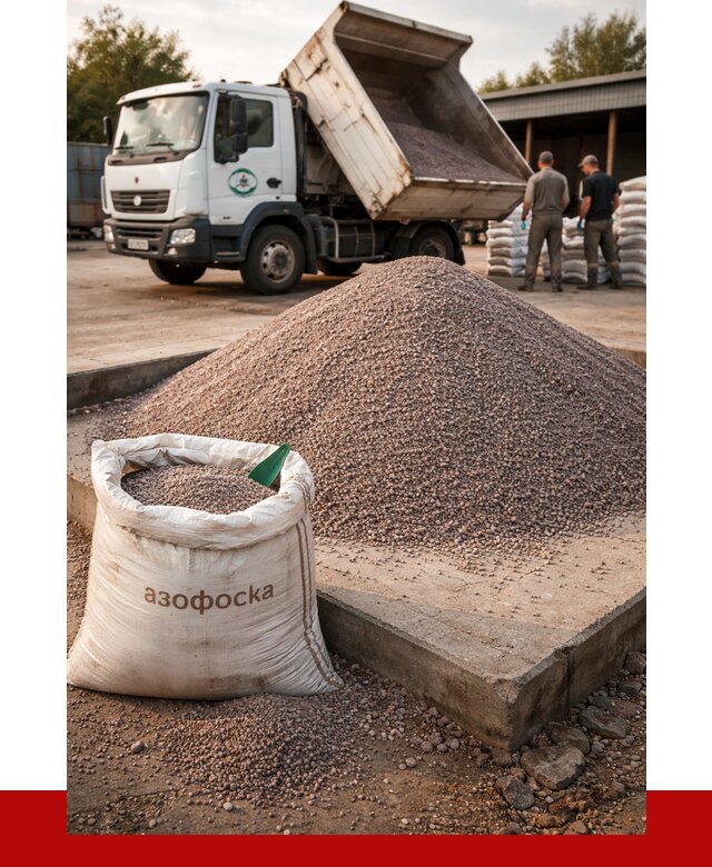 Купить азофоска в Темрюке с доставкой от 1235 р. за куб | ПРОНЕРУДТмр