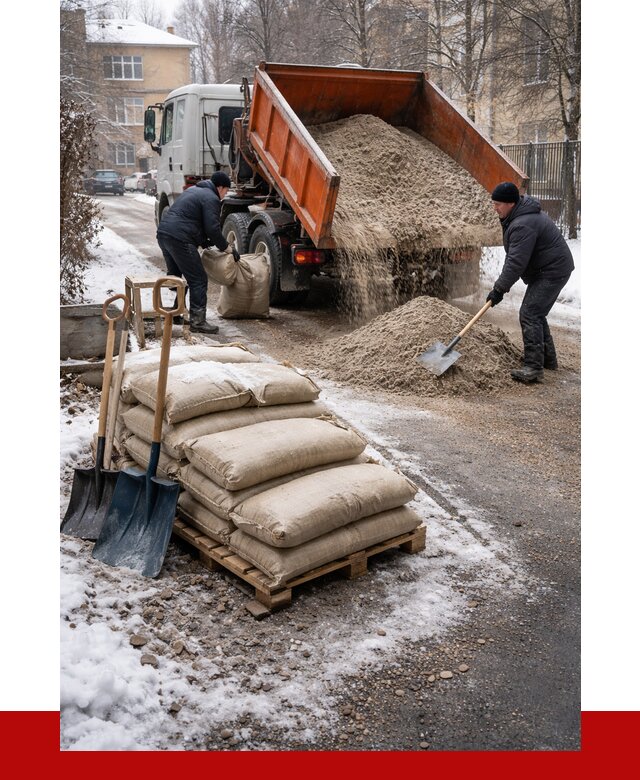 Противогололедные материалы оптом в Темрюке от 4323 р. | ПРОНЕРУДТмр