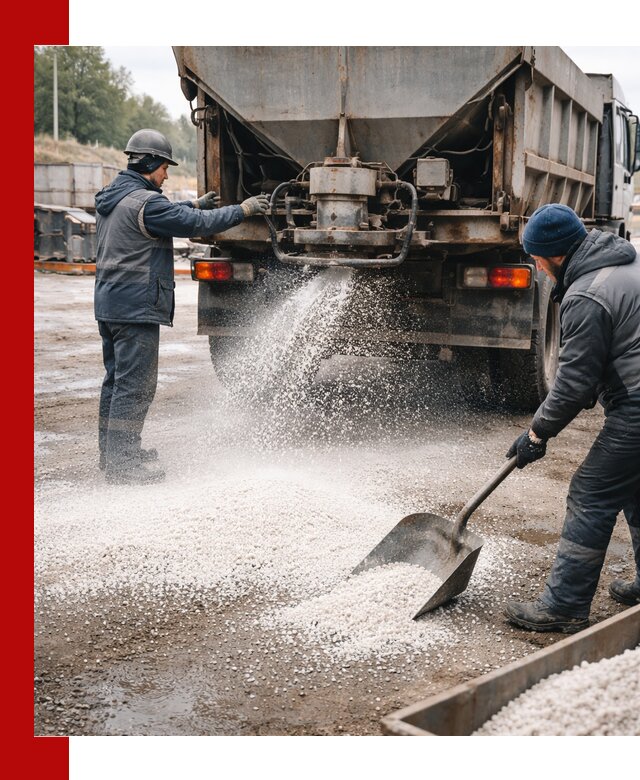 Доставка и продажа хлористого кальция в Темрюке