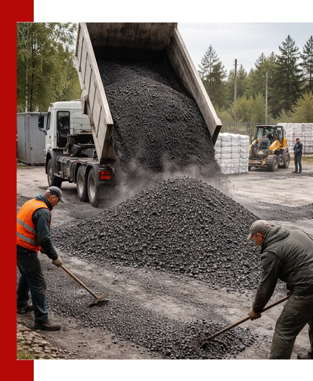 Доставка и продажа асфальтного гранулята в Темрюке