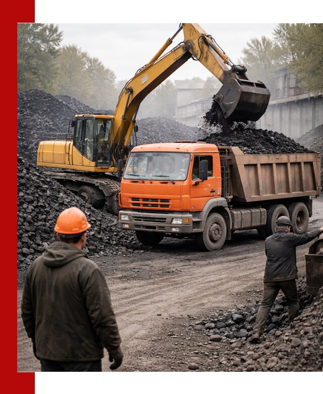 Доставка угля автотранспортом в Темрюке быстро и выгодно