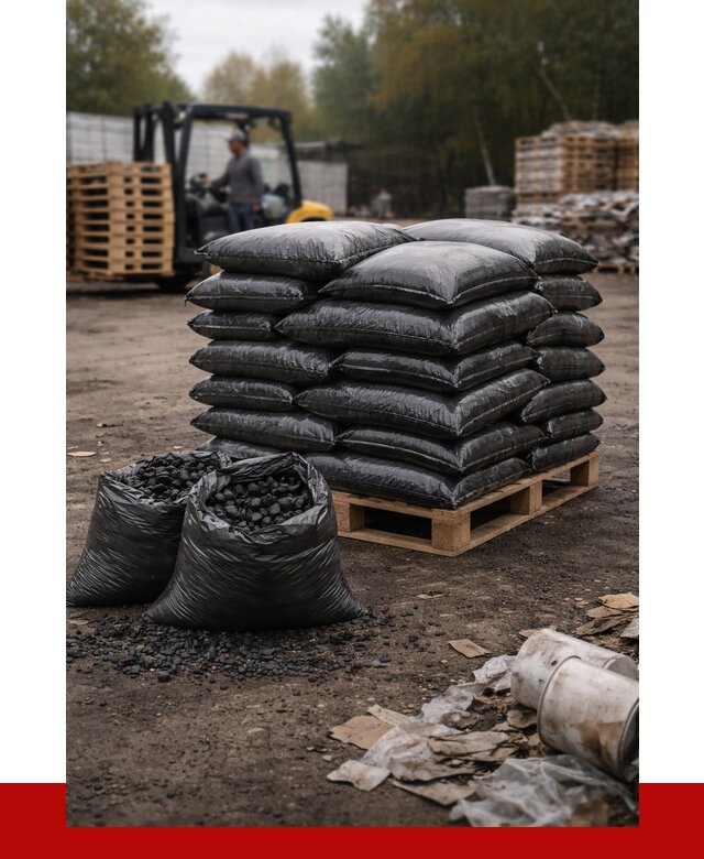 Купить уголь в мешках с доставкой в Темрюке от 7720 р. | ПРОНЕРУДТмр