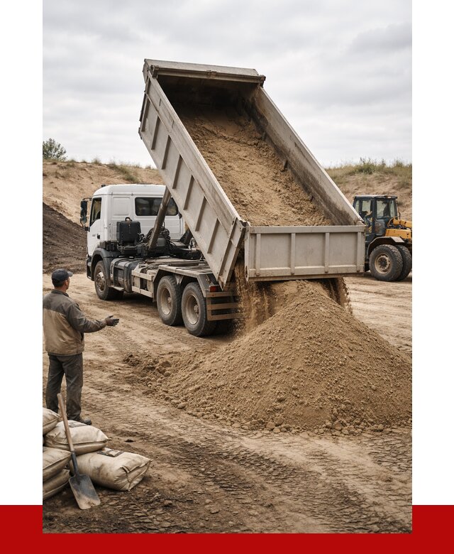 Доставка самосвалом 20 кубов в Темрюке от 7720 р. | ПРОНЕРУДТмр