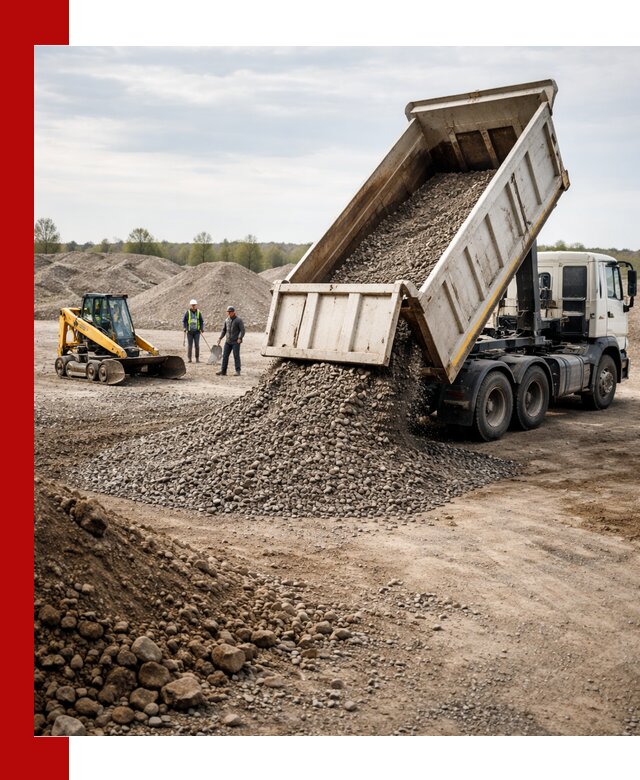 Доставка самосвалом 25 м³ в Темрюке быстро и надежно