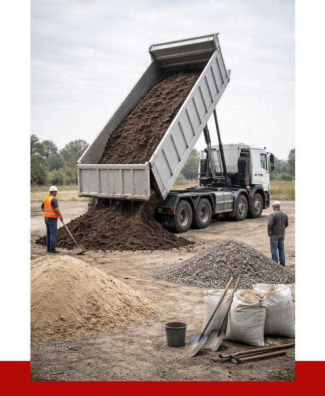 Доставка самосвалом 30 кубов в Темрюке от 8749 р. | ПРОНЕРУДТмр