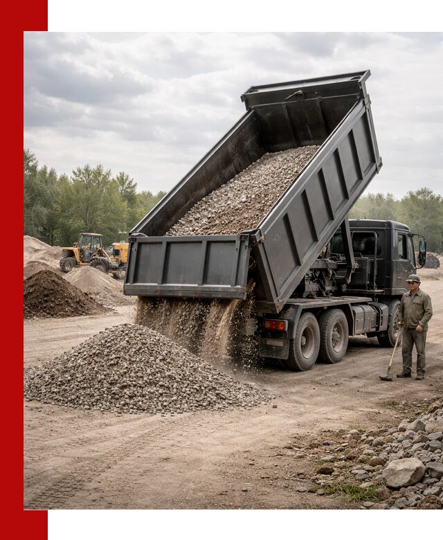 Доставка самосвалом 30 м3 по выгодным ценам в Темрюке