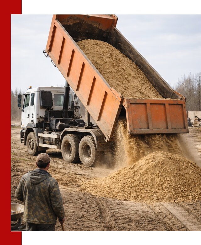Аренда самосвала 20 тонн для перевозки грузов в Темрюке