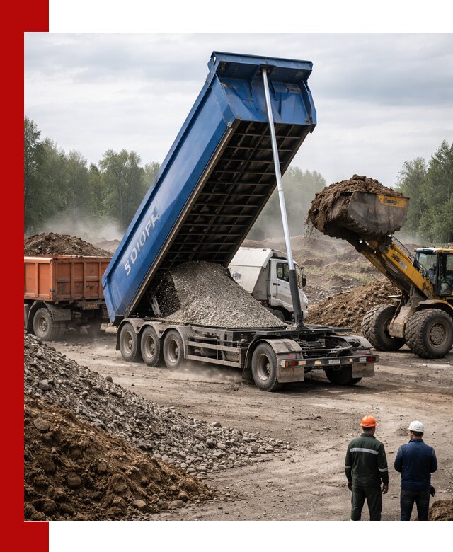 Аренда тонар 40 тонн в Темрюке с доставкой материалов