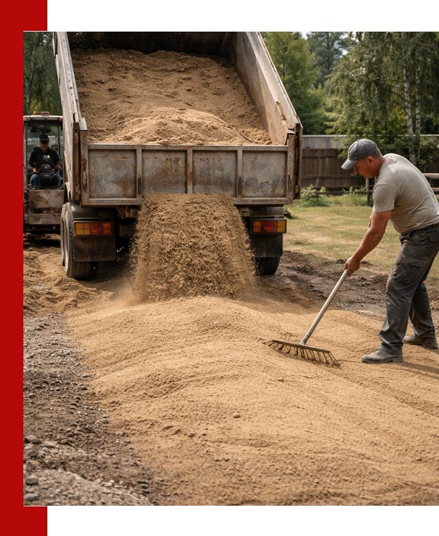 Отсыпка участка песком в Темрюке быстро и качественно