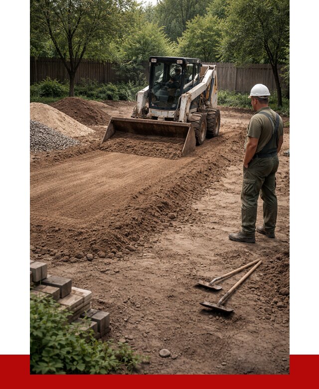 Выравнивание участка под ключ в Темрюке от 3603 р. | ПРОНЕРУДТмр